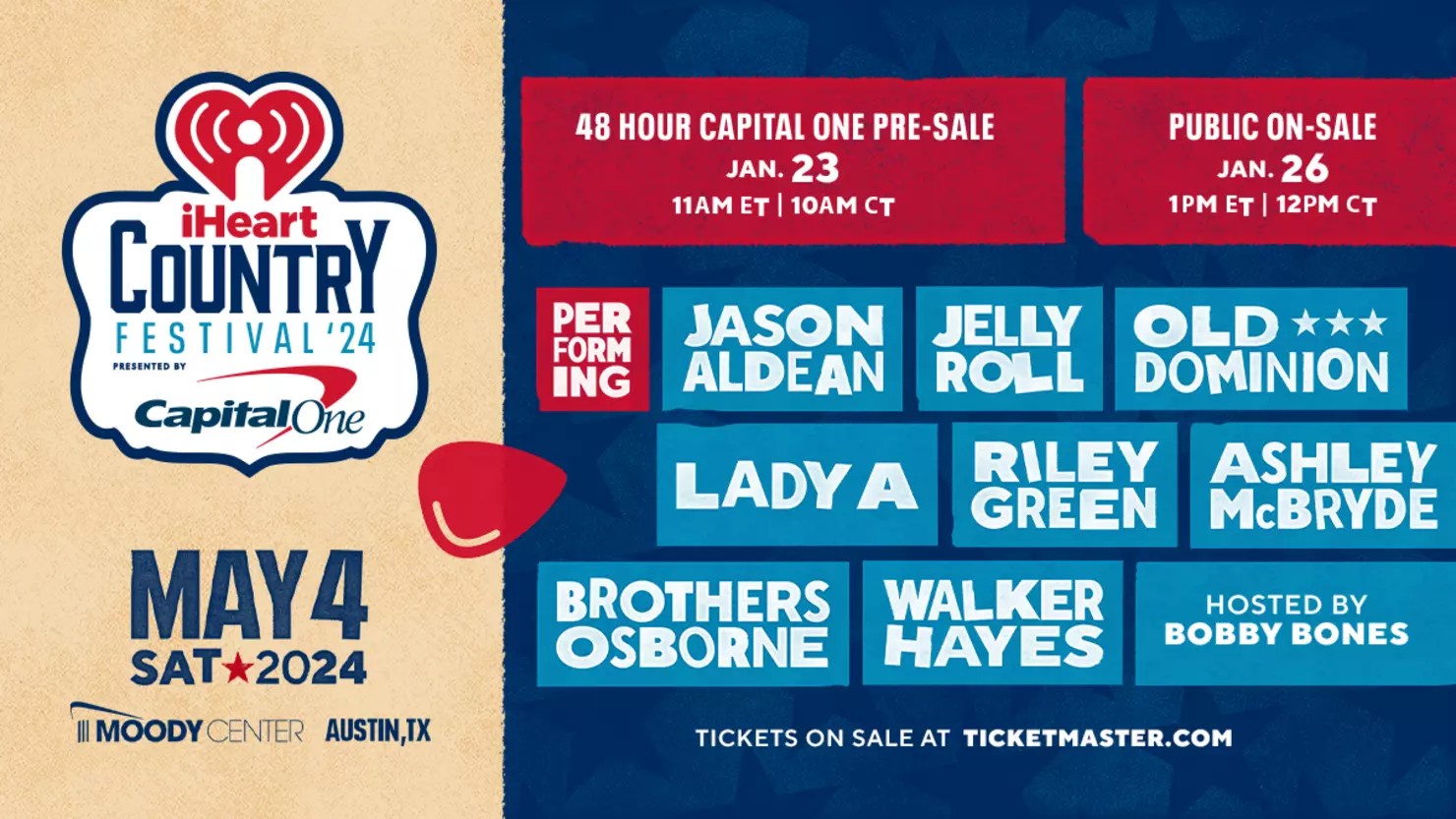 iHeartRadio Country Festival Jason Alden, Jelly Roll, Old Dominion