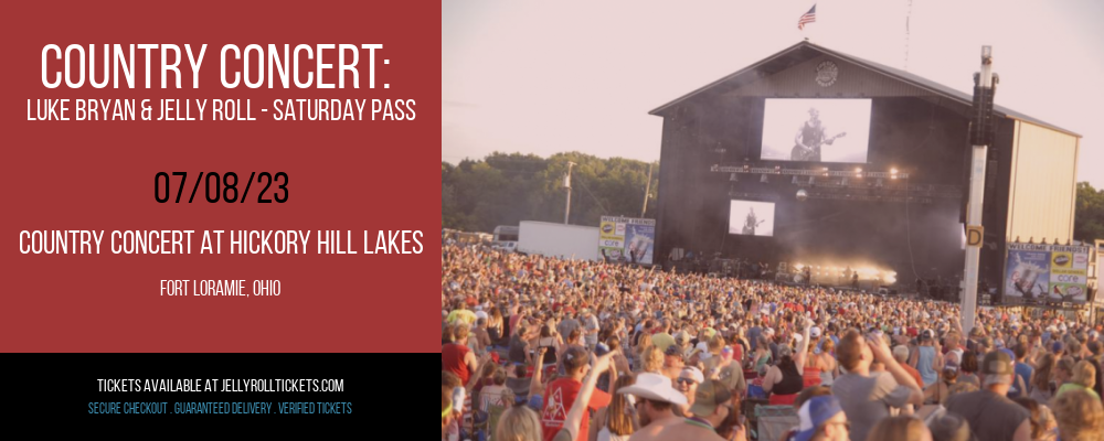 Country Concert: Luke Bryan & Jelly Roll - Saturday Pass at Jelly Roll Tickets